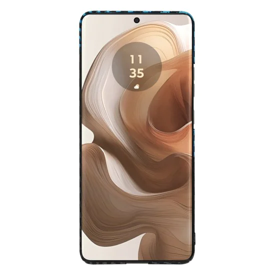 Калъф за Motorola Edge 50 Ultra - Carbonite FiberShell - Blue Pulse