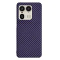 Калъф за Motorola Edge 50 Ultra - Carbonite FiberShell - Лилав