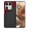 Калъф за Motorola Edge 50 Ultra - Carbonite FiberShell - Red Vortex