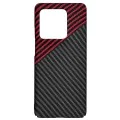 Калъф за Motorola Edge 50 Ultra - Carbonite FiberShell - Red Vortex
