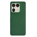 Калъф за Motorola Edge 50 Ultra - Carbonite FiberShell - Зелен
