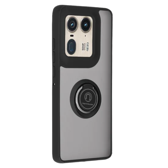 Калъф за Motorola Edge 50 Ultra - Glinth - Черен