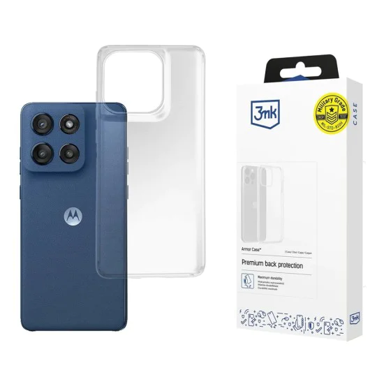 Калъф за Motorola Edge 60 / Edge 60 Fusion - 3mk - Armor Case - Прозрачен
