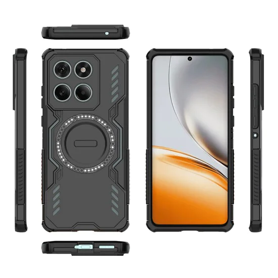 Калъф за Motorola Edge 60 / Edge 60 Fusion - ArmorMag Case - черен