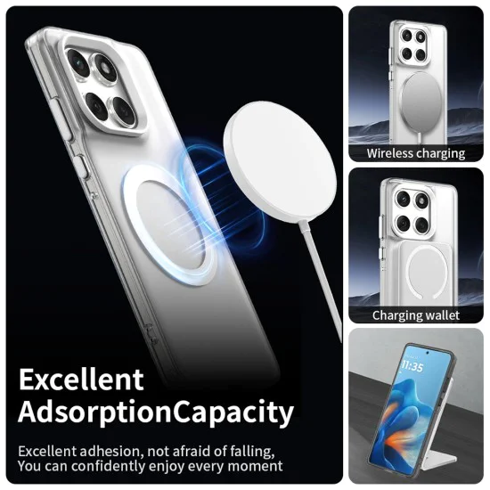 Калъф за Motorola Edge 60 / Edge 60 Fusion - CandyCase MagSafe - Бял