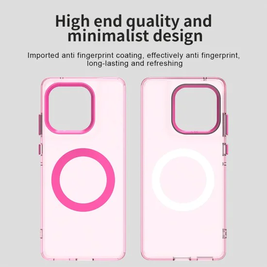 Калъф за Motorola Edge 60 / Edge 60 Fusion - CandyCase MagSafe - Розов