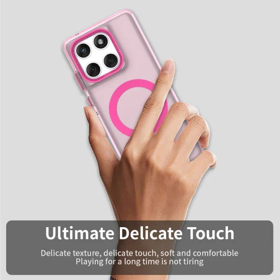 Калъф за Motorola Edge 60 / Edge 60 Fusion - CandyCase MagSafe - Розов