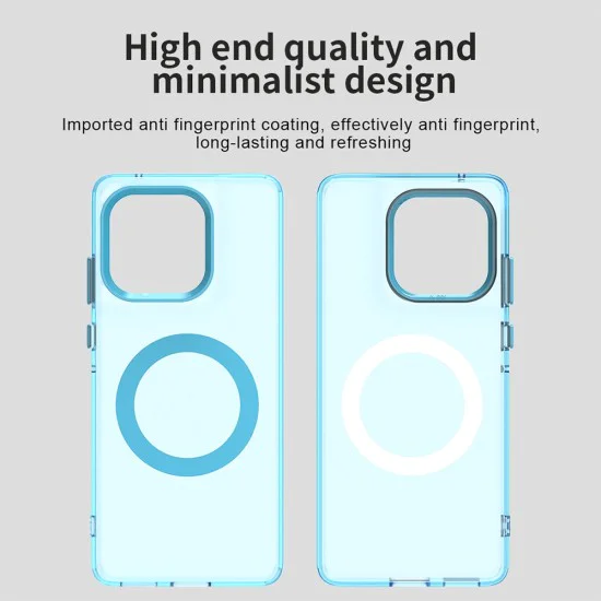 Калъф за Motorola Edge 60 / Edge 60 Fusion - CandyCase MagSafe - Син