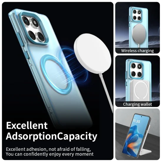Калъф за Motorola Edge 60 / Edge 60 Fusion - CandyCase MagSafe - Син