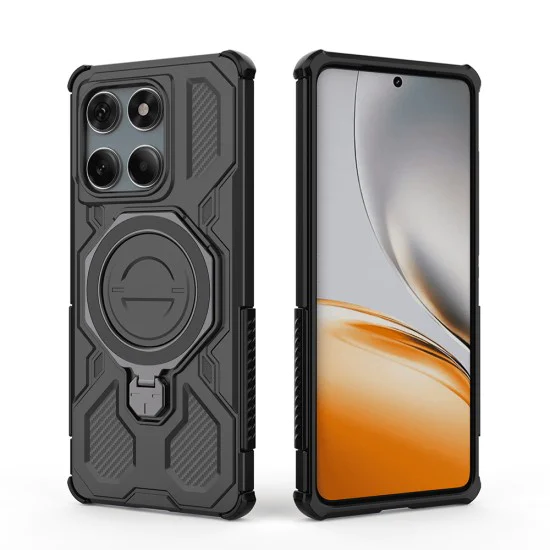 Калъф за Motorola Edge 60 / Edge 60 Fusion - Carbon Shield PRO - Черен