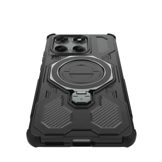 Калъф за Motorola Edge 60 / Edge 60 Fusion - Carbon Shield PRO - Черен