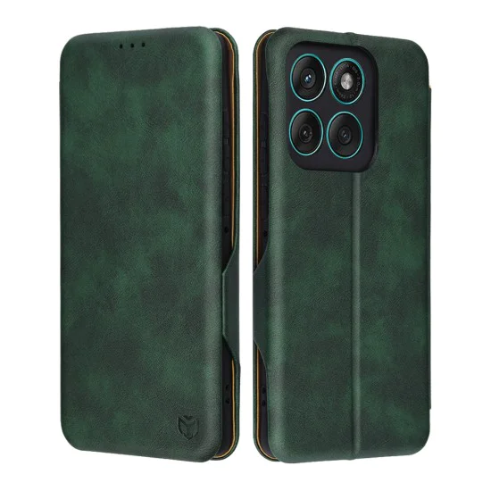 Калъф за Motorola Edge 60 / Edge 60 Fusion - Techsuit - Safe Wallet Plus - Зелен