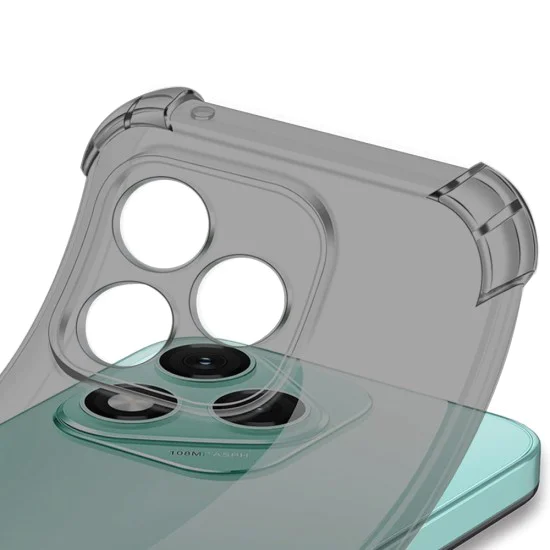 Калъф за Motorola Edge 60 / Edge 60 Fusion - Techsuit - Удароустойчив Clear Silicone MagSafe - Опушено Черен