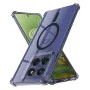 Калъф за Motorola Edge 60 / Edge 60 Fusion - Techsuit - Удароустойчив Clear Silicone MagSafe - Опушено Черен