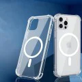 Калъф за Motorola Edge 60 / Edge 60 Fusion - Techsuit - Удароустойчив Clear Silicone MagSafe - Прозрачен