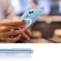 Калъф за Motorola Edge 60 / Edge 60 Fusion - Techsuit - Удароустойчив Clear Silicone MagSafe - Прозрачен