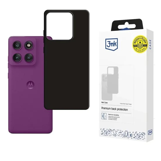 Калъф за Motorola Edge 60 Pro - 3mk - Matt Case - Черен