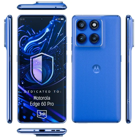 Калъф за Motorola Edge 60 Pro - 3mk - Прозрачен Case - Прозрачен