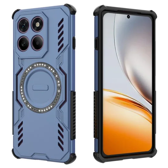 Калъф за Motorola Edge 60 Pro - ArmorMag Case - Син