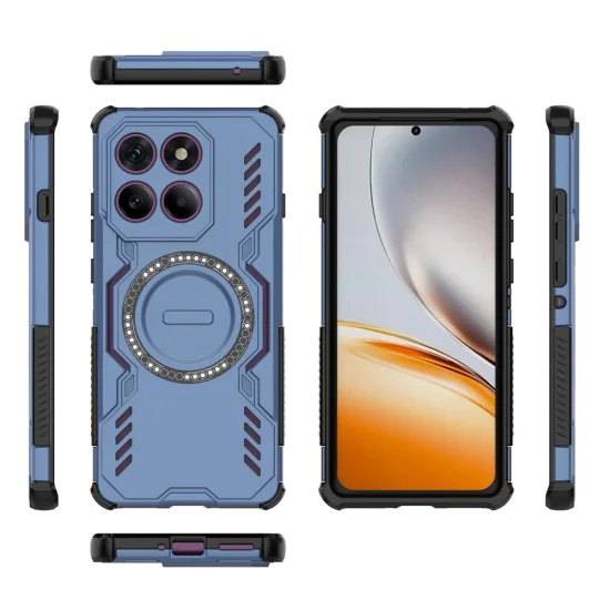 Калъф за Motorola Edge 60 Pro - ArmorMag Case - Син
