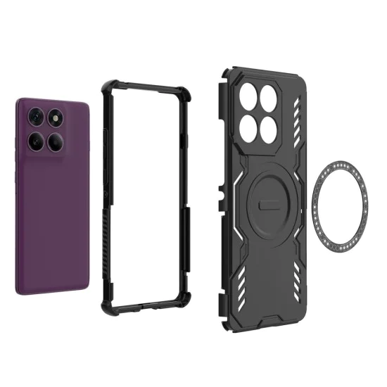 Калъф за Motorola Edge 60 Pro - ArmorMag Case - черен