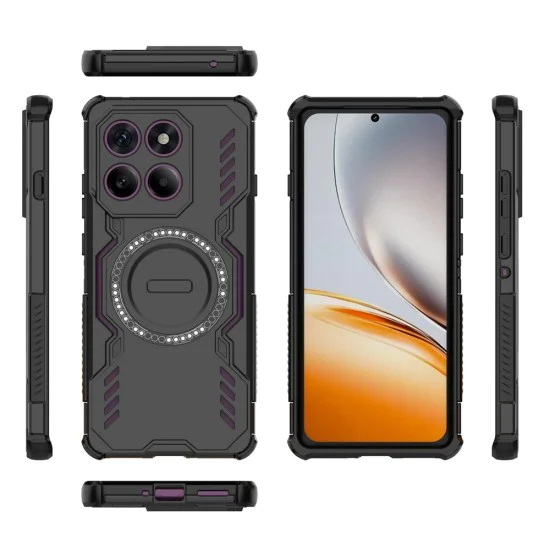Калъф за Motorola Edge 60 Pro - ArmorMag Case - черен