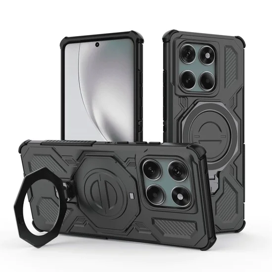 Калъф за Motorola Edge 60 Pro - Carbon Shield PRO - Черен