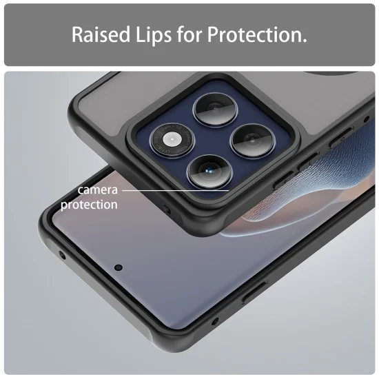 Калъф за Motorola Edge 60 Pro - HaloFrost II MagSafe - Черен