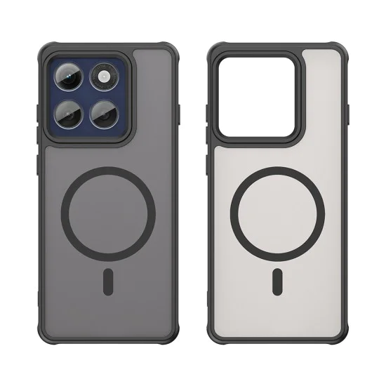 Калъф за Motorola Edge 60 Pro - HaloFrost II MagSafe - Черен