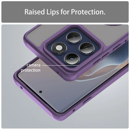 Калъф за Motorola Edge 60 Pro - HaloFrost II MagSafe - Лилав