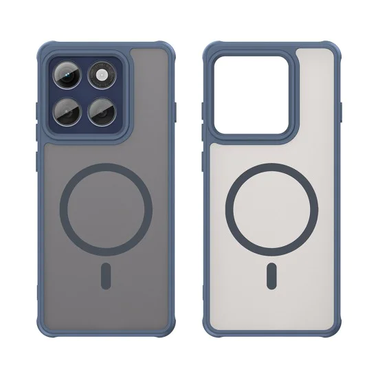 Калъф за Motorola Edge 60 Pro - HaloFrost II MagSafe - Тъмно Blue