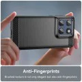 Калъф за Motorola Edge 60 Pro - Techsuit - Carbon Silicone - Черен