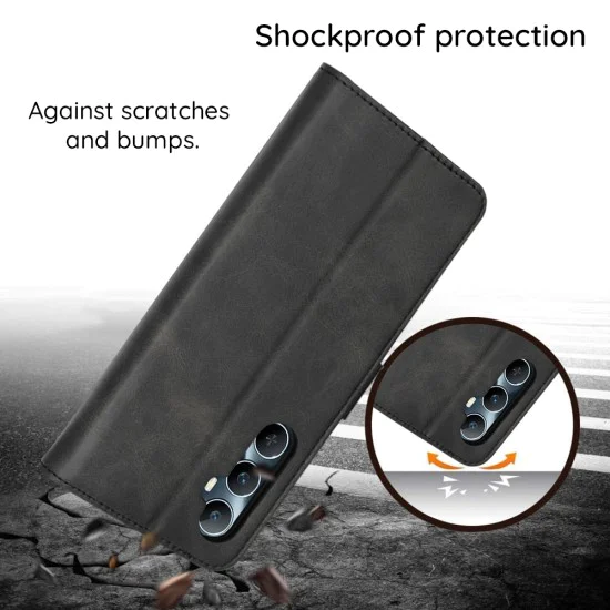 Калъф за Motorola Edge 60 Pro - Techsuit - Diary Book - Черен