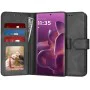 Калъф за Motorola Edge 60 Pro - Techsuit - Diary Book - Черен