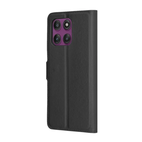 Калъф за Motorola Edge 60 Pro - Techsuit - Leather Folio - Черен