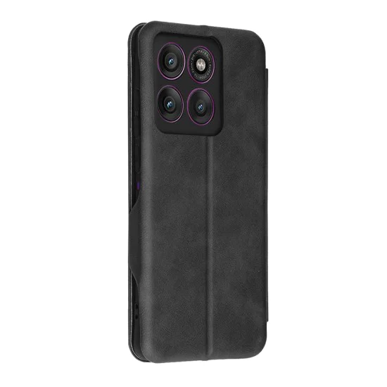 Калъф за Motorola Edge 60 Pro - Techsuit - Safe Wallet Plus - Черен