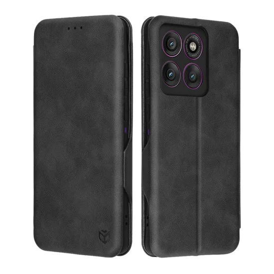 Калъф за Motorola Edge 60 Pro - Techsuit - Safe Wallet Plus - Черен