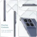 Калъф за Motorola Edge 60 Pro - Techsuit - Удароустойчив Clear Silicone - Прозрачен