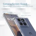 Калъф за Motorola Edge 60 Pro - Techsuit - Удароустойчив Clear Silicone - Прозрачен