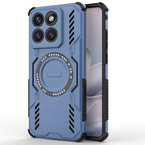 Калъф за Motorola Edge 70 Fusion - ArmorMag Case - Techsuit - Син