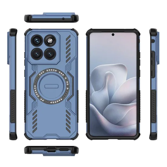 Калъф за Motorola Edge 70 Fusion - ArmorMag Case - Techsuit - Син