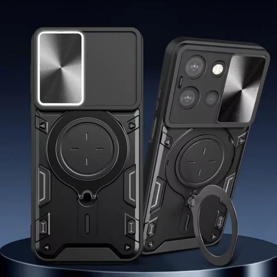 Калъф за Motorola Edge 70 Fusion - CamGuard Pro - Techsuit - Черен