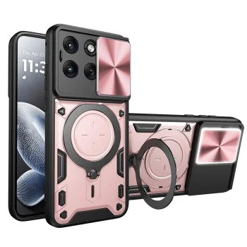 Калъф за Motorola Edge 70 Fusion - CamGuard Pro - Techsuit - Rose Gold