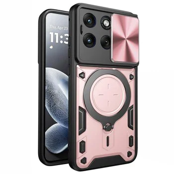 Калъф за Motorola Edge 70 Fusion - CamGuard Pro - Techsuit - Rose Gold