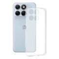 Калъф за Motorola Edge 70 Fusion - Clear Silicone - Techsuit - Прозрачен