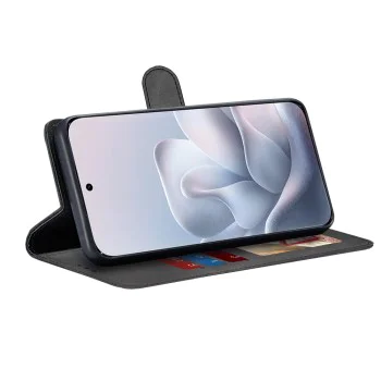 Калъф за Motorola Edge 70 Fusion - Diary Book - Techsuit - Черен