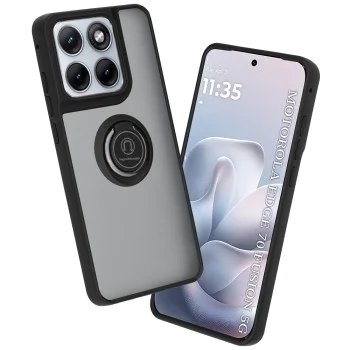 Калъф за Motorola Edge 70 Fusion - Glinth - Techsuit - Черен
