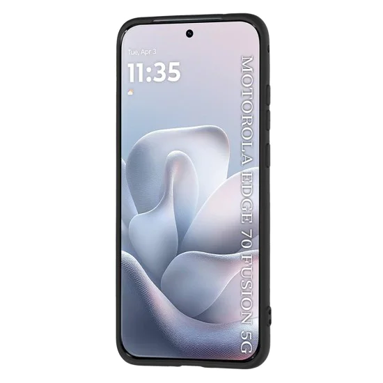Калъф за Motorola Edge 70 Fusion - SoftFlex - Techsuit - Черен
