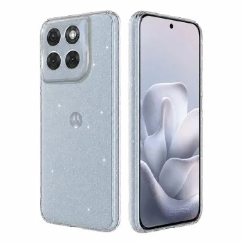 Калъф за Motorola Edge 70 Fusion - SparkleSkin Series - Techsuit - Прозрачен