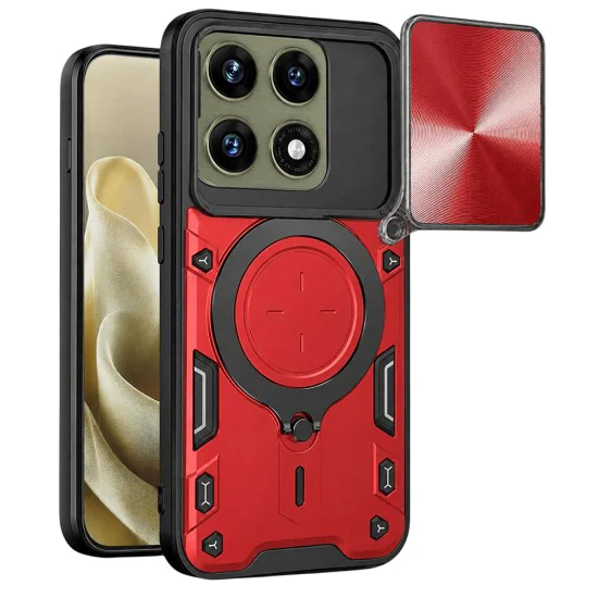 Калъф за Motorola Edge 70 Pro - CamGuard Pro - Techsuit - Червен